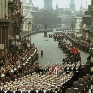 Winston churchills funeral
