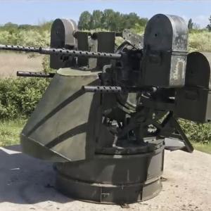 Quad 50 cal machine gun meat chopper 