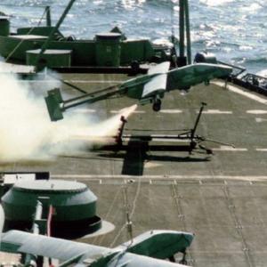 Pioneer ship drone launching 