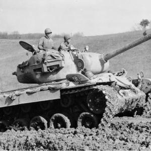 U.s Pershing m26 heavy battle tank 