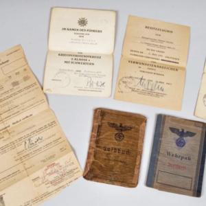 Wehrpass German military personnel document 