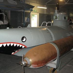 German midget submarines 