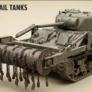 Mine clearing tanks 