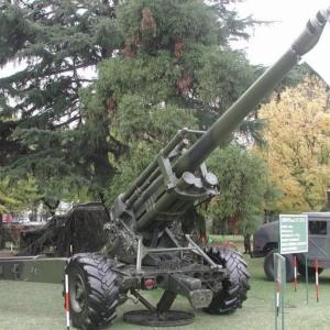 Argentinian 155mm l33 artillery gun