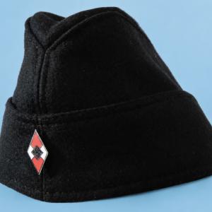 Hitler youth cap and badge 