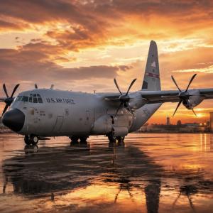 C-130 Hercules plane 