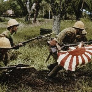 Japanese banzai charge Saipan