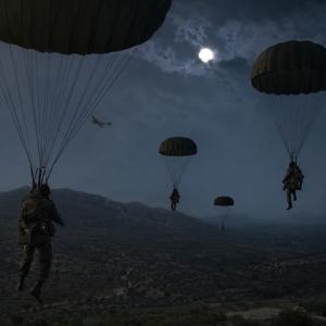 Says parachute drop 