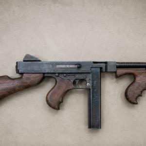 Thompson machine gun 