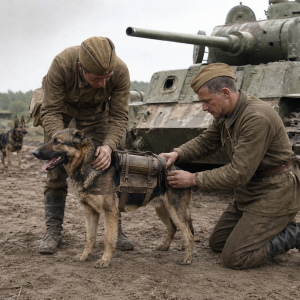 Russian anti tank dogs 