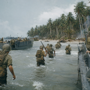 U.s marines land on Guadalcanal 