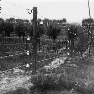 Wire of Death - the electrified barrier built by the Germans along the Belgian-Dutch border during WW1