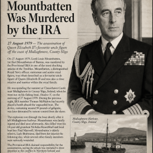 Lord Mountbatten murdered queens cousin by IRA 