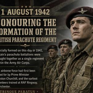 Parachute regiment formed 