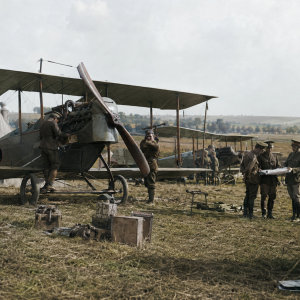 First WW1 planes arrived in France from Britain 