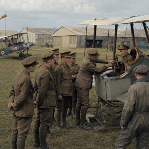 WW1 training of British pilots 