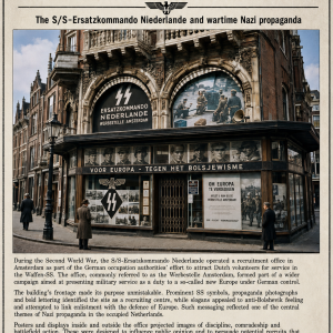 Recruitment office Netherlands ww2 nazi SS 