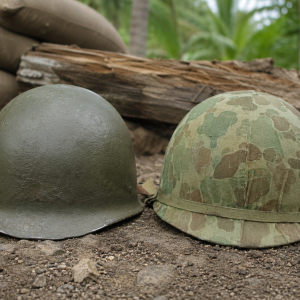 M1 pea green helmet 