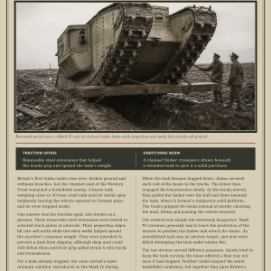 WW1 tank unditching beam 