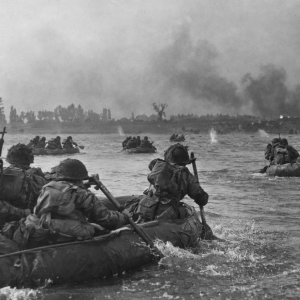 82nd airborne crossing wall river operation market garden Arnhem
