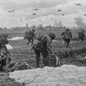 Polish paras drop in Arnhem