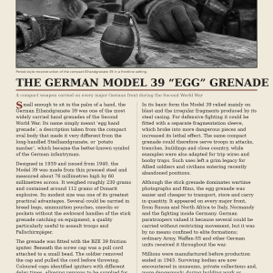 Model 39 egg grenade 