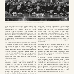 Tripartite pact signing Germany Italy Japan axis of evil