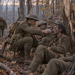 Relief of lost American battalion in Ardennes woods ww11