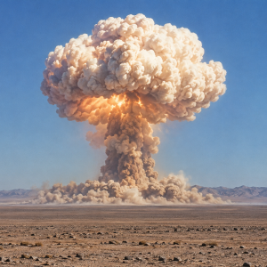 Chinas first atomic nuclear test