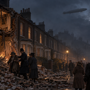 Zeplin raids silent raid of 1917