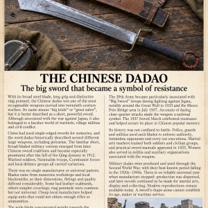 Chinese dadao knife 