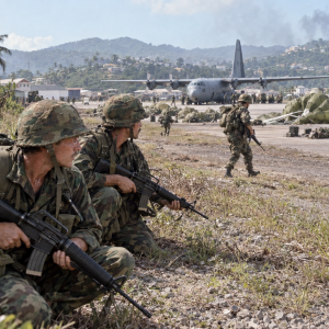 U.s invades Grenada airborne and rangers 