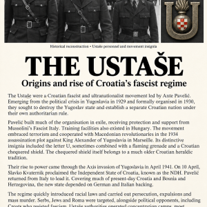 Croatian ustase organisation 